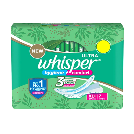 Whisper Ultra Hygiene Comfort Pads XL 